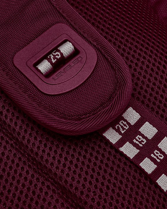 UA Hustle Pro Backpack, Red, pdpMainDesktop image number 5